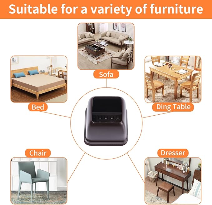 Ezprotekt 24 Pcs Square Chair Leg Floor Protectors with Felt, Silicone Felt F for Hardwood Floor, Dining Table Leg Caps Covers No Scratches (L Fit: 1" - 1.4", Dark Brown) - Image 4