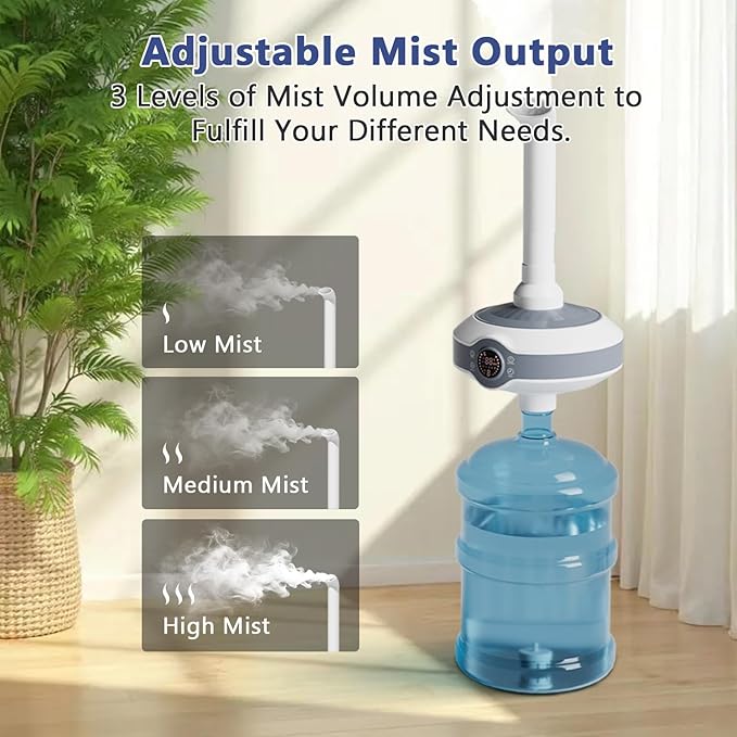 Humidifier Large Room 1000 sq.ft. Whole house & Commercial Humidifier 800ml/h Mist Output, Tankless Ultrasonic Cool Mist Industrial Humidifiers for Home, Office, Plants, Greenhouse, Warehouse - Image 4