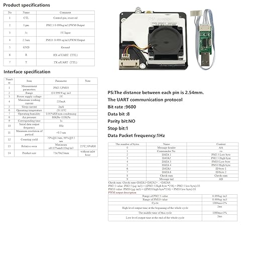 SDS011 High Precision Laser PM2.5 Air Quality Sensor Detection Module Super Dust Digital Output - Image 2