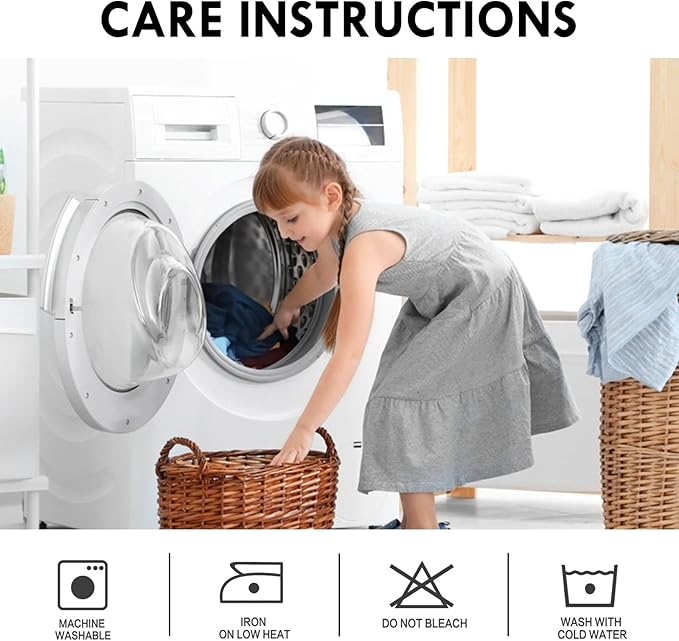 DWCN Blackout Curtains Room Darkening Thermal Insulated Bedroom Curtains Window Curtain Panels, 52 x 63 inches Long, Set of 2 Beige Rod Pocket Drapes - Image 7