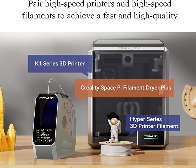 Creality Space Pi 3D Printer Filament Dryer, 3D Filament Storages for Keeping Filament Dry, Filament Dehydrator Compatible with 1.75mm, 2.85mm Filament & PLA PETG TPU ABS - Image 6