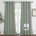NICETOWN Blackout Sage Green Curtain 90 inch Length for Bedroom - Thermal Insulated Grommet Room Darkening Window Drape Sound Dampening for Living Room, W52 x L90, 1 Panel by NICETOWN