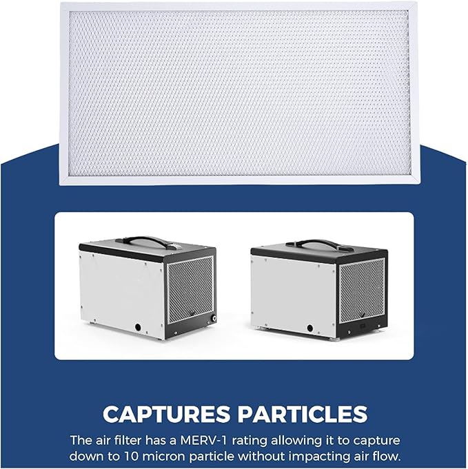 TOPINCN Aluminum Alloy Dehumidifier Replacement Filter, Filter Replacement Compatible with HD55 Dehumidifier, Washable Dehumidifier Filter for Homes Offices Factories Basements - Image 5