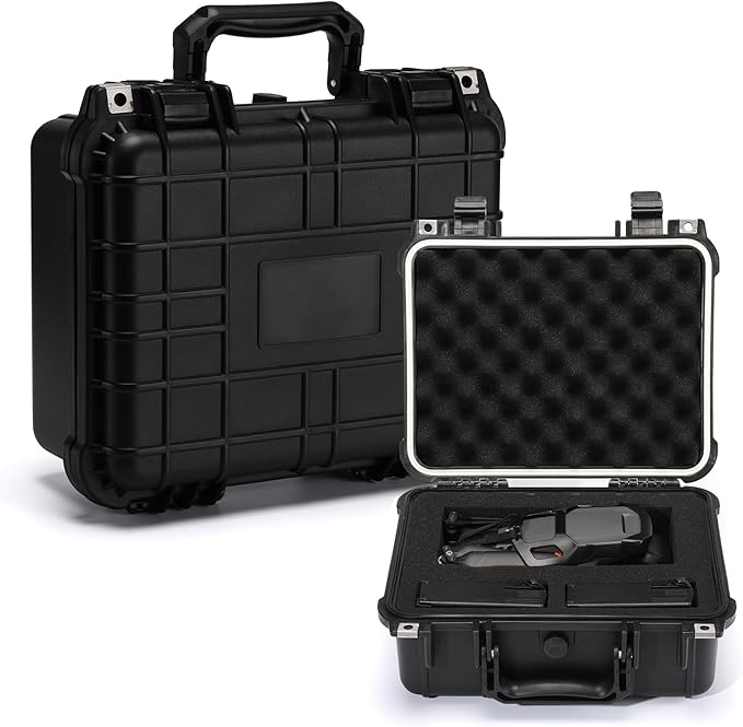Mayouko 13.4" Waterproof Plastic Toolbox with Foam Insert, 13.4" x 11.6" x 6", IP67 Lockable Storage Box, Customizable Foam, Shockproof Hard Case Weatherproof Container, Protective Hard Camera Case by MAYOUKO
