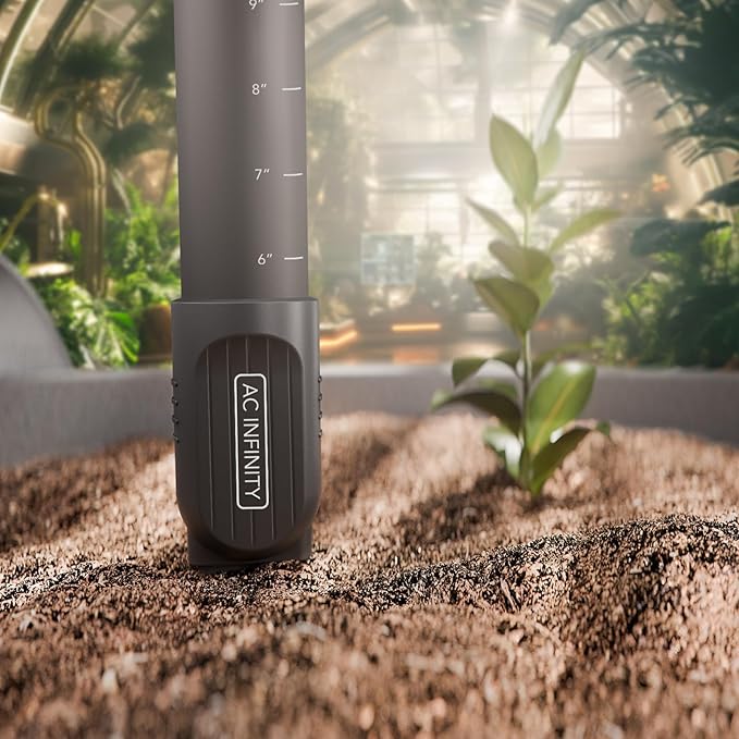 AC Infinity Soil Sensor Probe Exclusively for AI Controllers, Monitor Moisture & Saturation for Gardens, Grow Tents, Grow Spaces, Detachable Stem, IP67 Seal Protection - Image 7