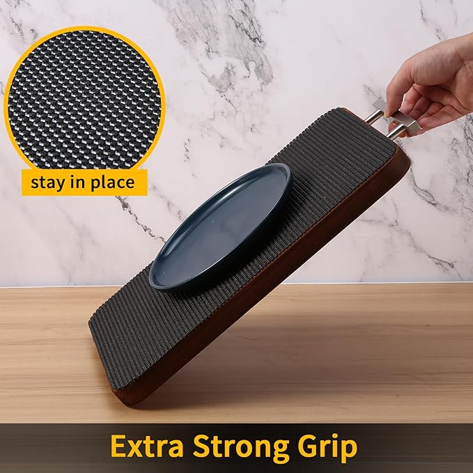 iwtmm Drawer Shelf and Cabinet Liners Non-Adhesive Extra Strong Grip - Keep Items in Place for Kitchen, Bathroom, Office & Wardrobe, Heavy Duty Anti-Slip Liners for Cabinets, Cupboards, Drawers - Image 2