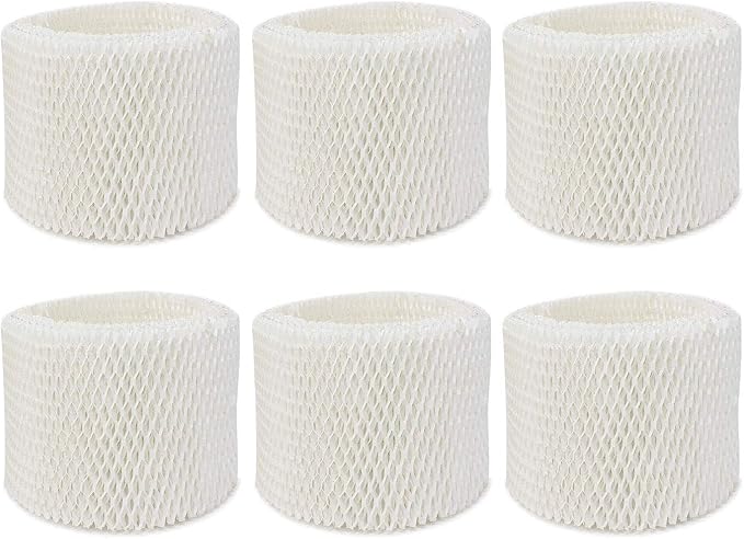 Extolife 6 Pack WF2 Humidifier Filters for Vicks Humidifier V3100 V3500 V3600 V3700 V3800 V3850 V3900, for Honeywell HCM-350 HCM-630 HCM-300T, for Kaz 3020, for Sunbeam 1118 1119, ECM-250i, ECM-500 by Extolife