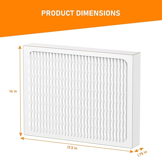 14 x 17.5 x1.75 MERV 13 Replacement Dehumidifier Filter Compatible with Santa Fe Advance90, Advance100, Advance120, Advance2, Honeywell DR90 & DR120 Dehumidifier Models, Pack of 4 - Image 3