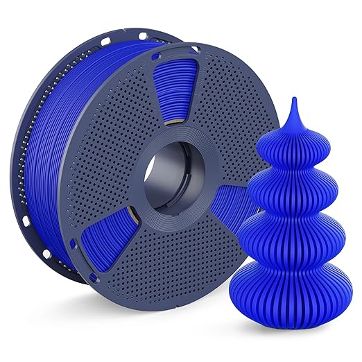 Matte PLA Filament 1.75mm Royal Blue Color, 1kg(2.2lbs) SUNLU 3D Printer Filament, Smooth Matte Finish, Less Brittle, Reduced Layer Line Appearance, Klein Blue by YOOPAI