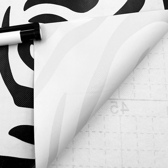 SimpleLife4U Self Adhesive Furniture Protect Paper Moisture Proof Shelf Liner 300cm,Zebra Stripe Valentine's Day Gift - Image 7