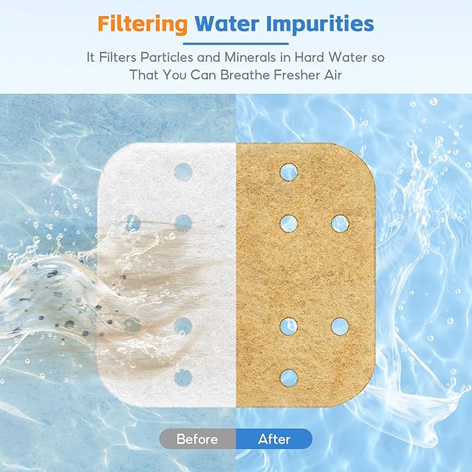 20-Pack Humidifier Filter Replacements, Mineral Absorption Pads, Compatible with LEVOIT LV600HH, LV600S, OasisMist450S, OasisMist600S Humidifier - Image 3