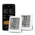 BN-LINK Bluetooth Hygrometer Thermometer,Indoor Temperature Humidity Monitors, Digital Humidity Meter with App Control for Home Baby Room Terrarium Incubator Greenhouse(2 Pack) by BN-LINK