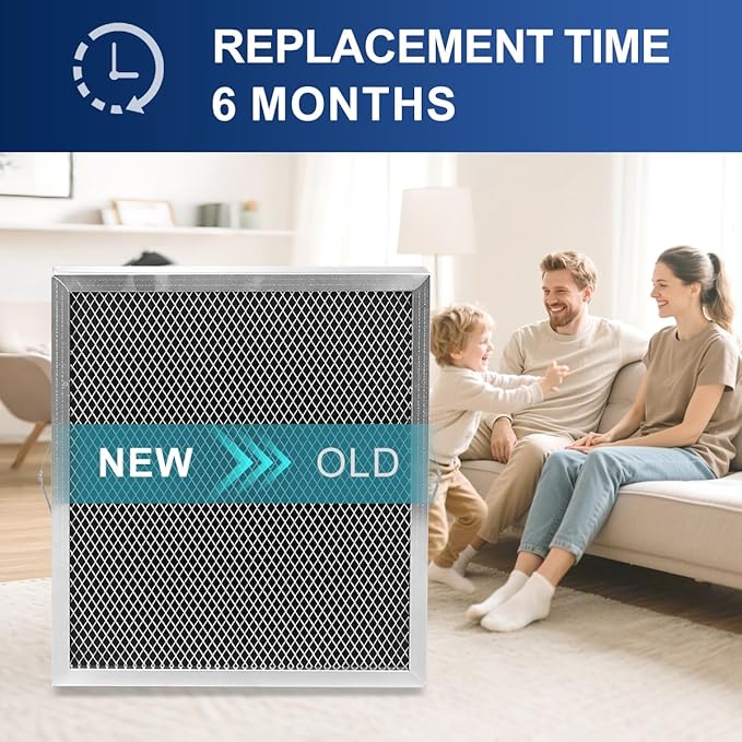 5881 Dehumidifier Filter MERV 8 Washable Compatible with Whole-House Dehumidifiers Models E100 E080 8192A and Dehumidifying Ventilator 8192A Replacement Filter 2 Packs - Image 7