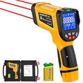-58°F to 3992°F High-Temp Infrared Temperature Gun, Industrial Laser Thermometer Gun High Precision Triple Laser Non-Contact Pyrometer Termometer for Furnace, Kiln, Forge, Furnace, Engine, HVAC by MOONASCEND