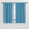 NICETOWN Blackout Window Curtains for Camper - (Teal Blue Color) 42x40 Inch, 2 Panels Set, Thermal Insulated Room Darkening Blackout Drapes/Draperies with Rod Pocket & Back Tab for Loft by NICETOWN