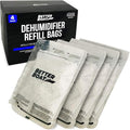 4 Pack Moisture Absorber Refill Bags, Unscented and Fragrance-Free Pellet Packs, Dehumidifier Refills for Buckets, Ideal for Eliminating Odors and Damp Air in Basement, Closet, Home, RV, and Boating by BetterBoat