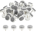 PATIKIL 24 mm Nail-on Felt Pads, 72 Pcs Round Felt Furniture Sliders Pads Heavy Duty Floor Protectors for Wooden Chair Sofa Cabinet Table Leg Feet Hardwood Floors, White by PATIKIL