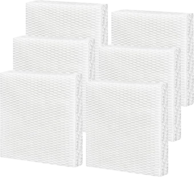6-Pack HFT600 Humidifier Replacement Wicking Filter T for Honeywell Hev615 Hev620 Humidifier, Compatible with Honeywell HFT600 Humidifier Filter T, Replace Part# HFT600T HFT600PDQ by Unknown