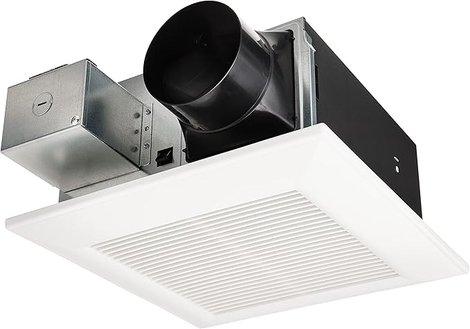 Panasonic WhisperFit Retrofit Ceiling Mount Bathroom Exhaust Fan, 50-80-110 CFM, FV-0511VF1 by Panasonic