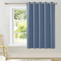 NICETOWN Bedroom Window Blackout Curtain Panel - Thermal Insulated Blackout Drape/Drapery for Loft, Guestroom (Stone Blue, 1 Panel, 70 x 63 inch) by NICETOWN
