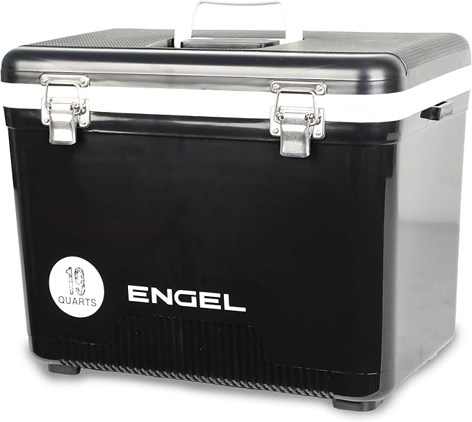 Engel 19qt Leak-Proof, Air Tight, Drybox Cooler and Small Hard Shell Lunchbox for Men and Women by ENGEL