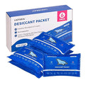 150g (6 Pack) Reusable Silica Gel Desiccant Packs for Storage Spaces Color-Changing Indicator Reusable Desiccant Packs for Storage Boxes, Wardrobes, Electronic Devices, 3D Printing Materials by Unknown
