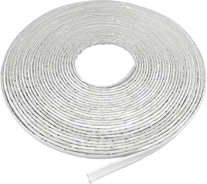 InstaTrim Bug Barrier Sealant for Gaps and Cracks, Self-Adhesive to Keep Out Bugs, Insects, Dust, and Moisture, 3/4 Inch Wide, White (3/4 in x 50 ft) by InstaTrim