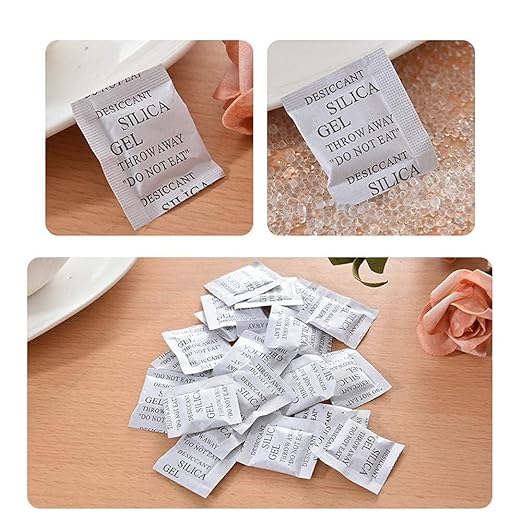 Reusable Desiccant Bags, 100 x 1 Gram Silica Gel Packets - Moisture Absorber for Food, Electronics, Gun Safe, Closet Storage, Reactivable Dehumidifier for Home and Travel - Image 5