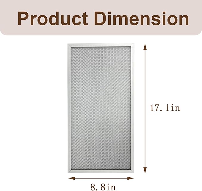 4 Pack MERV-8 Dehumidifier Filters Replacement for AlorAir Basement & Crawl Space Dehumidifiers Sentinel HD55, Sentinel HD55S and Sentinel HDi65 - Image 3