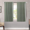 H.VERSAILTEX Blackout Curtains Thermal Insulated Window Treatment Panels Room Darkening Blackout Drapes for Living Room Back Tab/Rod Pocket Bedroom Draperies, 52 x 54 Inch, Light Sage, 2 Panels by HVERSAILTEX