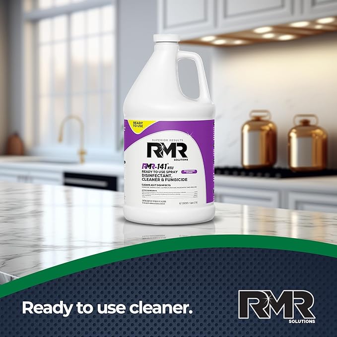 RMR-141 EPA Registered Mold and Mildew Killer, Eliminates Odors, Removes Mold, Mildew, Bacteria, and Viruses, 4 Pack of 1 Gallon Bottles - Image 8