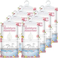 Moisture Absorbers 8 Packs - 9.8 oz Dehumidifier Bags, Portable Moisture Hanging Bags for Closet, Bathroom and Kitchen, Lemon Rose Scent, 11.8" x 6.3" by Ksend