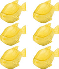 Funmit Humidifier Cleaning Fish, 6 Pack Humidifier Cleaner for Humidifiers and Fish Tanks, Purifies Water, Prevents Hard Water Build-Up, Reduces Scale, Yellow by Funmit