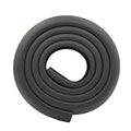 M2cbridge L Shape Extra Thick Furniture Edge Wall Corner Guard Desk Edge Cushion Bumper DIY 6.5 Ft (Black) by M2cbridge