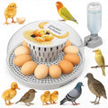 Egg incubators for Hatching Eggs, Automatic Egg Turning 12-24 Poultry Incubator with Temperature Control,Automatic Water Adding,℉ Display,360° View for Hatching Chickens, Duck,Quail,Goose Eggs (M12) by Unknown