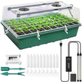Self-Watering Seed Starter Tray with Grow Light,60-Cell Seed Starter Kit with Humidity Dome,Seed Germination Kit,User-Friendly Plant Germination Trays for Indoor Plants by Yioviru