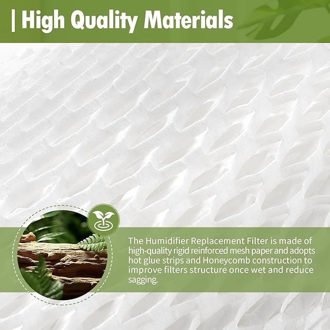 Humidifier Wicking Replacement Filter Compatible with Canopy Bedside and Nursery Humidifiers, Paper Filter, 3-Pack - Image 4