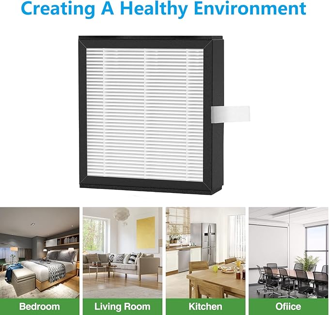 Q10 Replacement Filter Compatible with Afloia Q10 Air Purifier & Dehumidifier 2-in-1 HEPA & Activated Carbon Filter for Home Bedroom Bathroom, 4 Pack - Image 4
