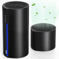 Afloia Air Purifier with Humidifier Combo, 2 in 1 3-Stage Filters for Bedroom Pets Hair Smoker Odors, Evaporative Humidifier, Auto Shut Off, Quiet Air Cleaner with Seven Color Light, Black by Afloia