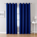 ChrisDowa Blackout Curtains 90 Inches Long 2 Panels Set for Living Room, Grommet Thermal Insulated Room Darkening Curtains for Bedroom (Royal Blue, 52 x 90 Inch) by ChrisDowa