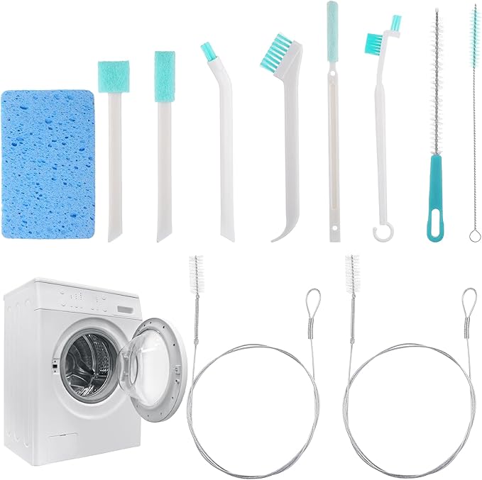 13 Pcs Ice Machine Cleaner Brush Kits, Ice Maker Machine Cleaning Tools Extra Long Crevice Cleaning Brush for Gaps Corner Small Tight Spaces by Unknown