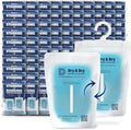 Dry & Dry 100 Packs Hybrid Moisture Absorbers & Musty Odor Eliminator Dehumidifier to Control Excess Moisture for Basements, Closets, Bathrooms, Laundry Rooms. Moisture Absorbers by DryDry