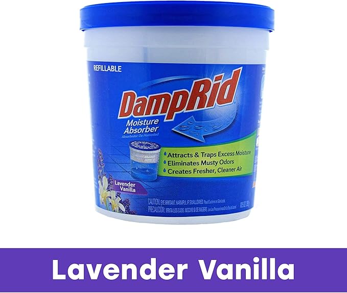 DampRid FG01LV Moisture Absorber, Lavender Vanilla, 10.5-Ounce - Image 2