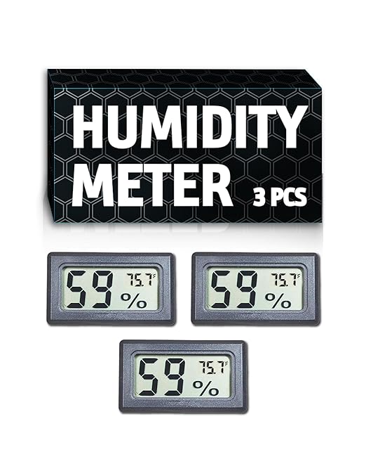 Hygrometer, Humidity Meter, Hydrometer, Room Thermometer Indoor, Humidity Sensor, Indoor Thermometer, Humidistat, Hygrometer Indoor Humidity by Greensadi by GreatProductsforTrimming