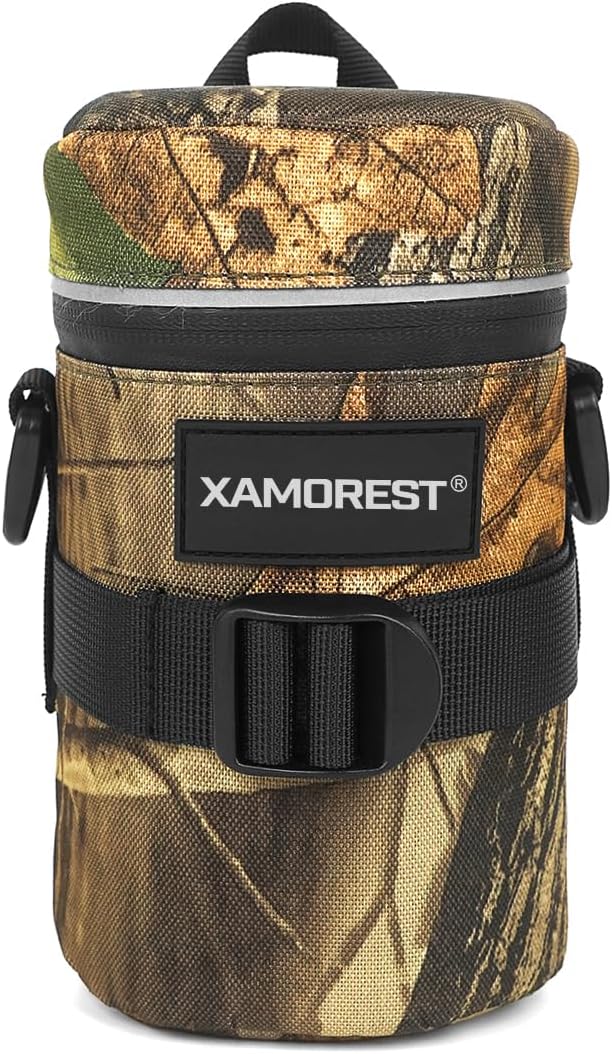 Camera Lens Case Lens Bag Compatible (3.15" x 5.71“(Nylon, Leaf)) - Image 7