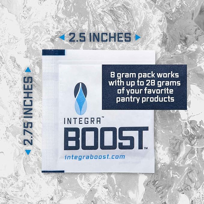 Integra Boost 62% RH Level - 8 Gram Size - Two-Way Humidity Control Pack - Includes Replacement Indicator Cards - Food Storage & Herbs Moisture Balancer for Up to 1oz (Pack of 6) - Image 8
