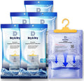 Dry & Dry 5 Packs [Net 14.1 Oz/Pack] Moisture Absorbers for Home, Basement & Bedroom - Small Dehumidifiers by DryDry