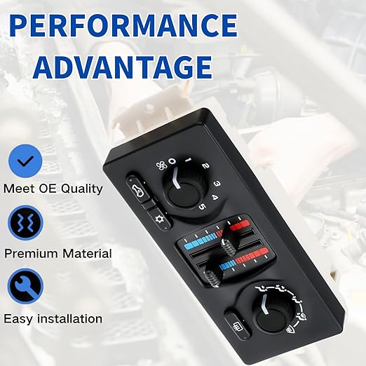599-210XD AC Heater Climate Control Module Panel for 2003-2007 Chevy Silverado 1500 2500 3500 Avalanche Suburban Tahoe Trailblazer GMC Yukon Envoy Cadillac Escalade - Image 4
