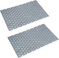 Bamboo Bath Mat Bathroom Rugs Floor Wood Shower Bathtub Waterproof Non Slip Grey Accessories 16x24 Inch Easy to Clean, 2 pcs by Fovlaurs