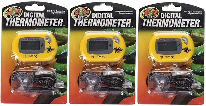 Zoo Med Digital Thermometer (3 Pack) by ZooMed